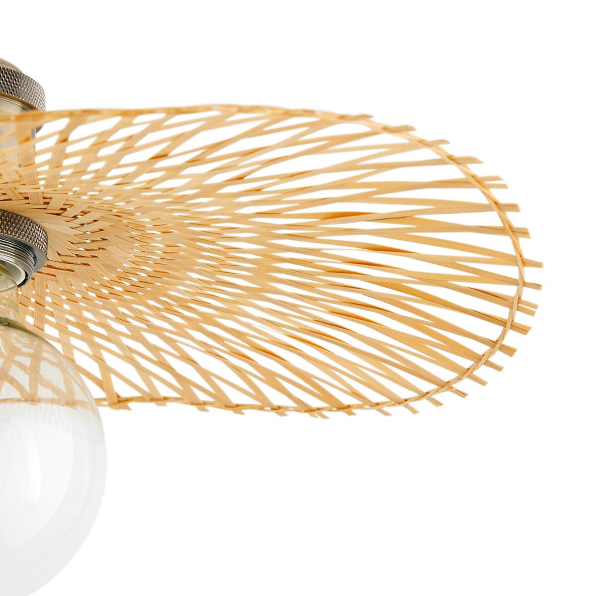 Ezia 30cm Diameter Lightweight Bamboo Ceiling Light – image 3