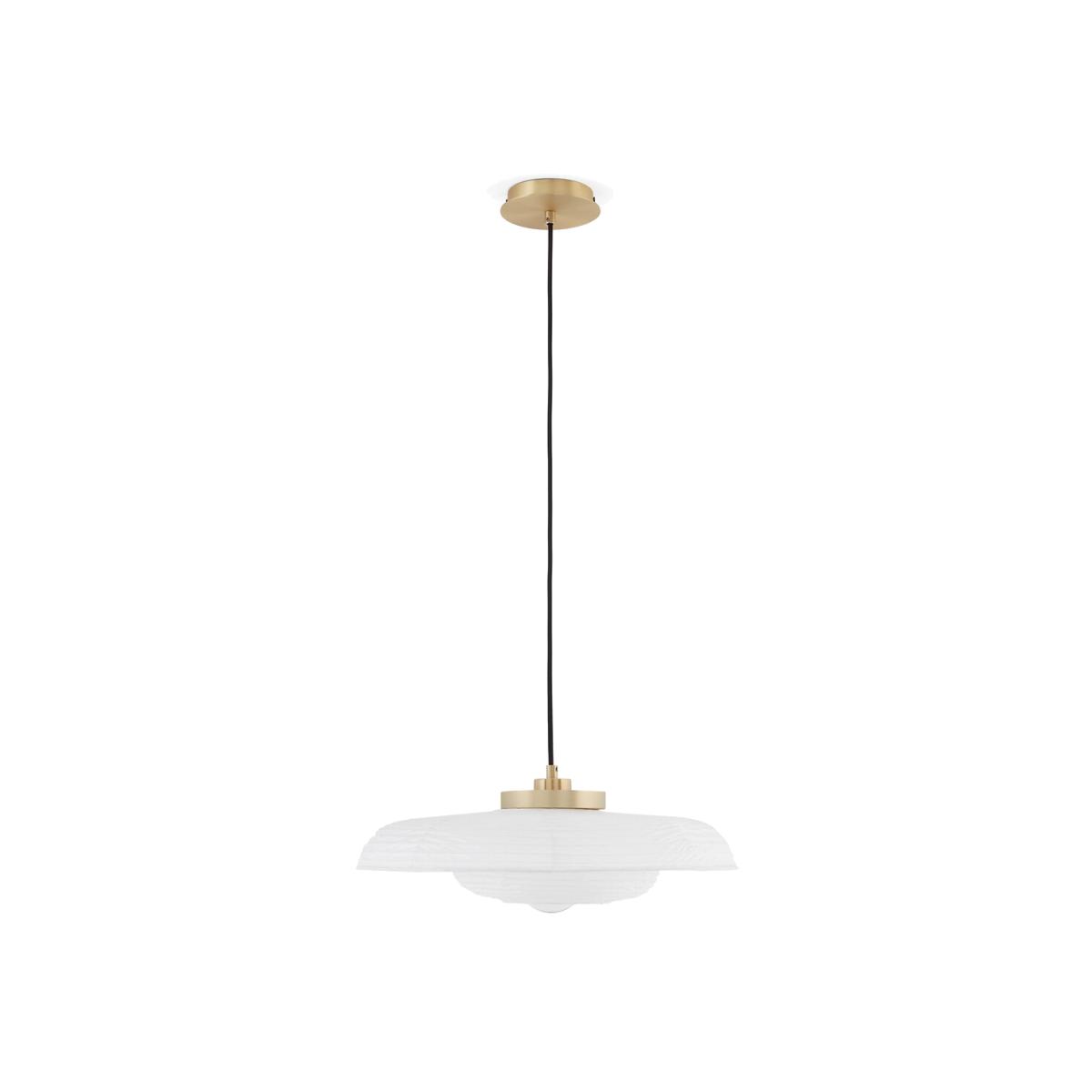 Tuuno Paper and Metal Double Ceiling Light – image 1