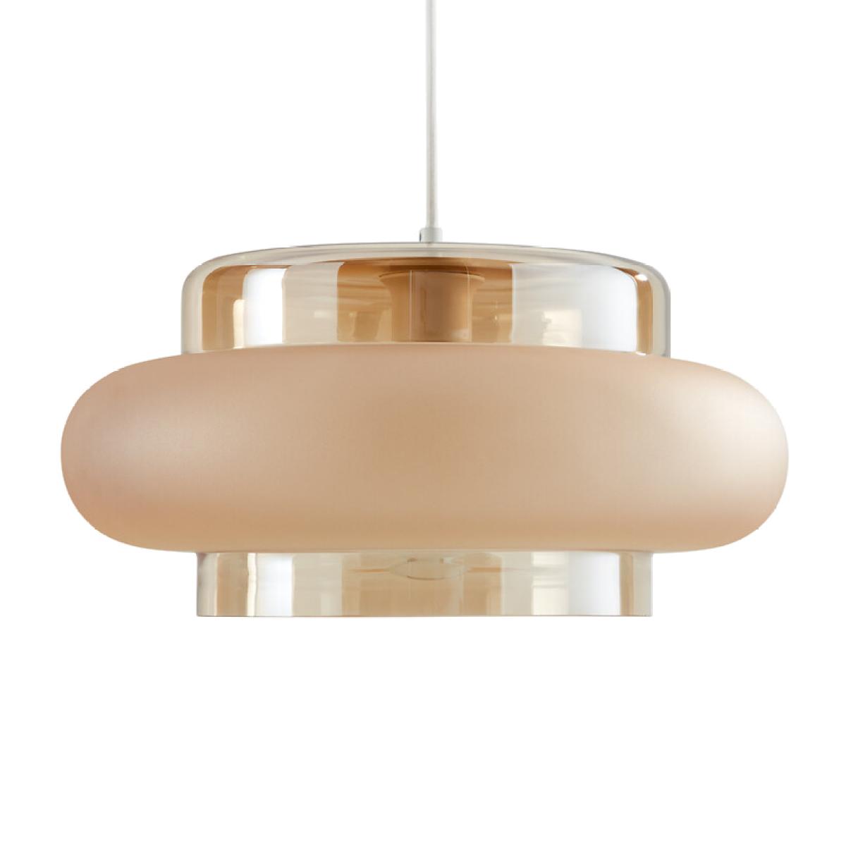 Triana 40cm Diameter Coloured Glass Ceiling Light – image 1