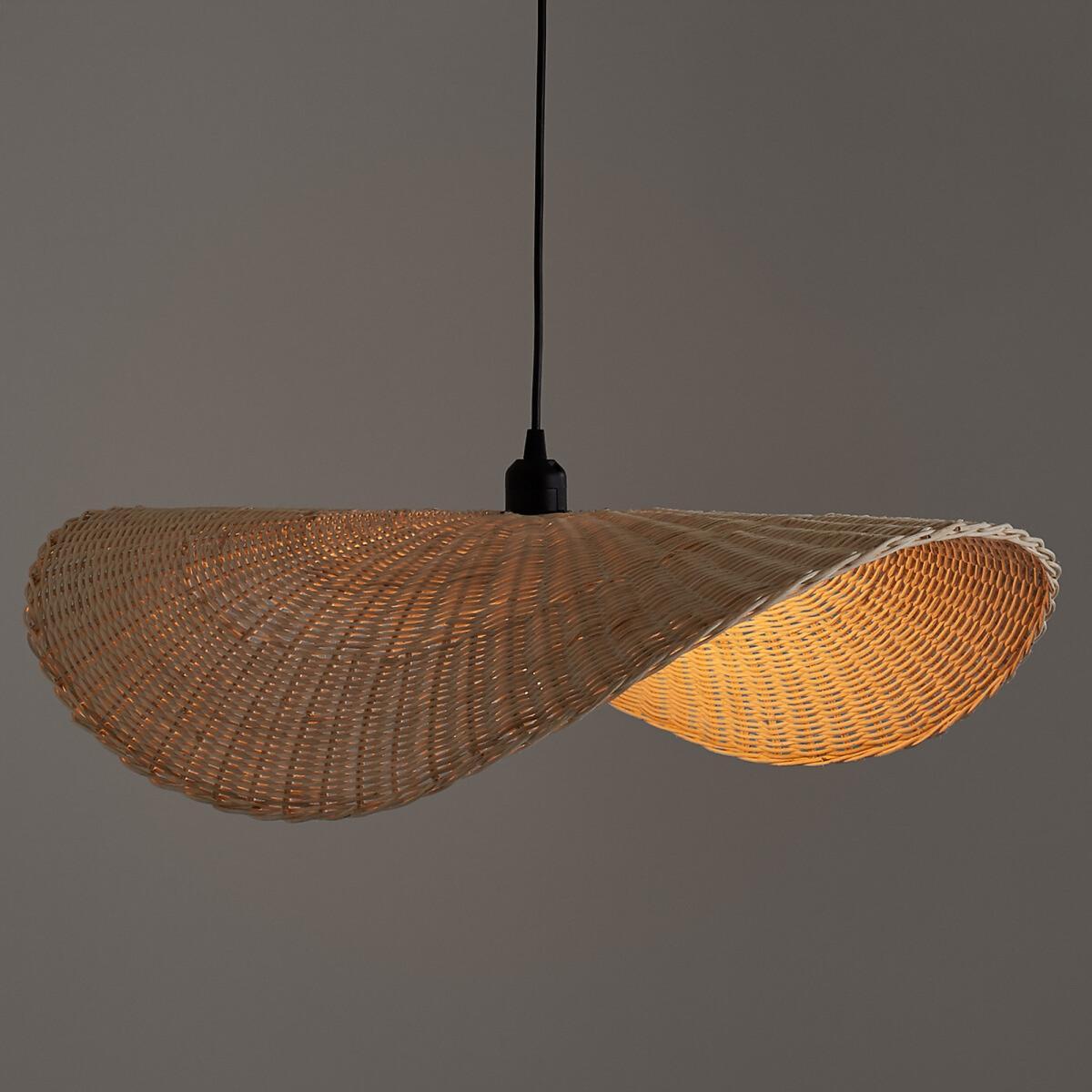 Kofia Hat-Shaped Rattan Ceiling Light, Diameter 65cm – image 2