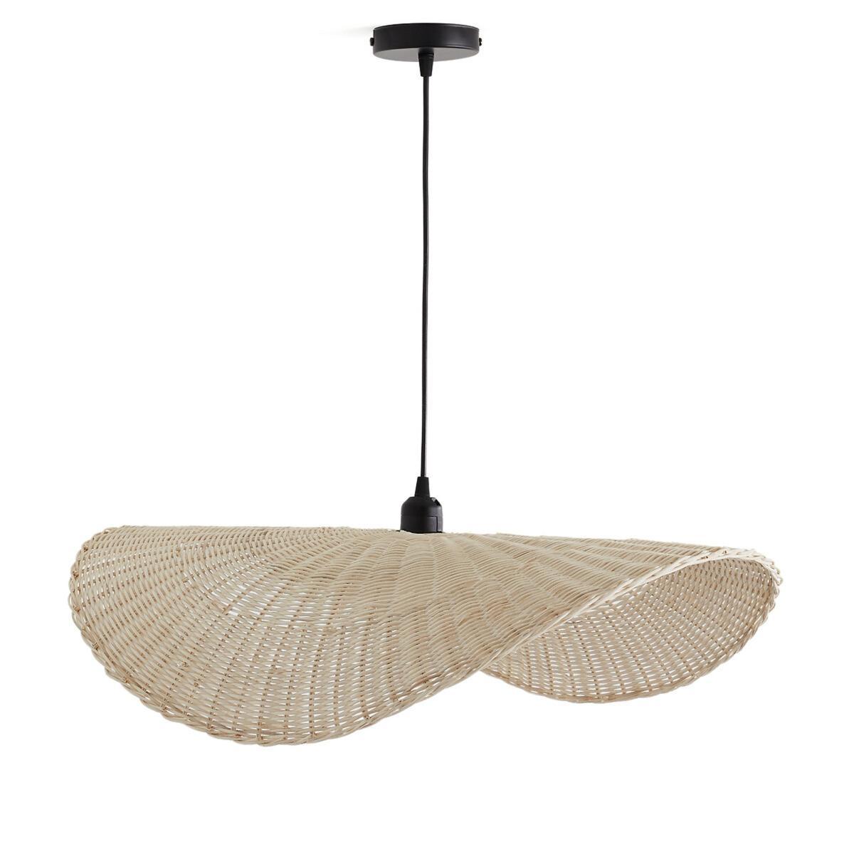 Kofia Hat-Shaped Rattan Ceiling Light, Diameter 65cm – image 3