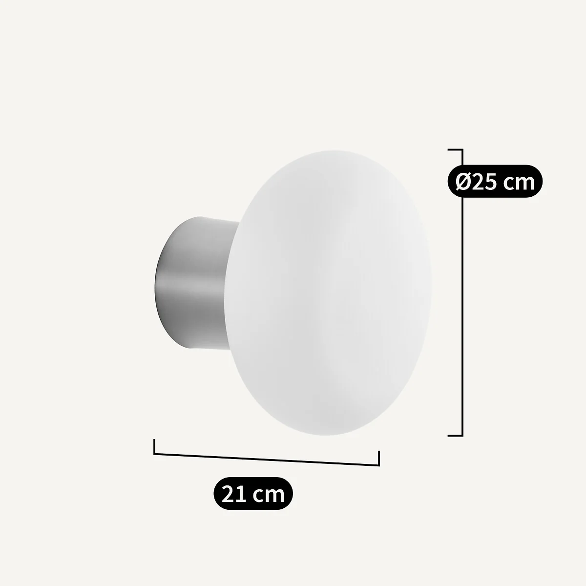 Faith Large Opaline Ceiling Light – image 7