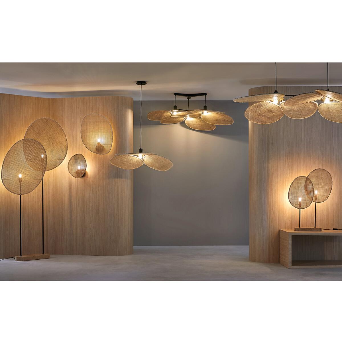 Canopée Small Rattan Ceiling Light by E. Gallina. – image 9