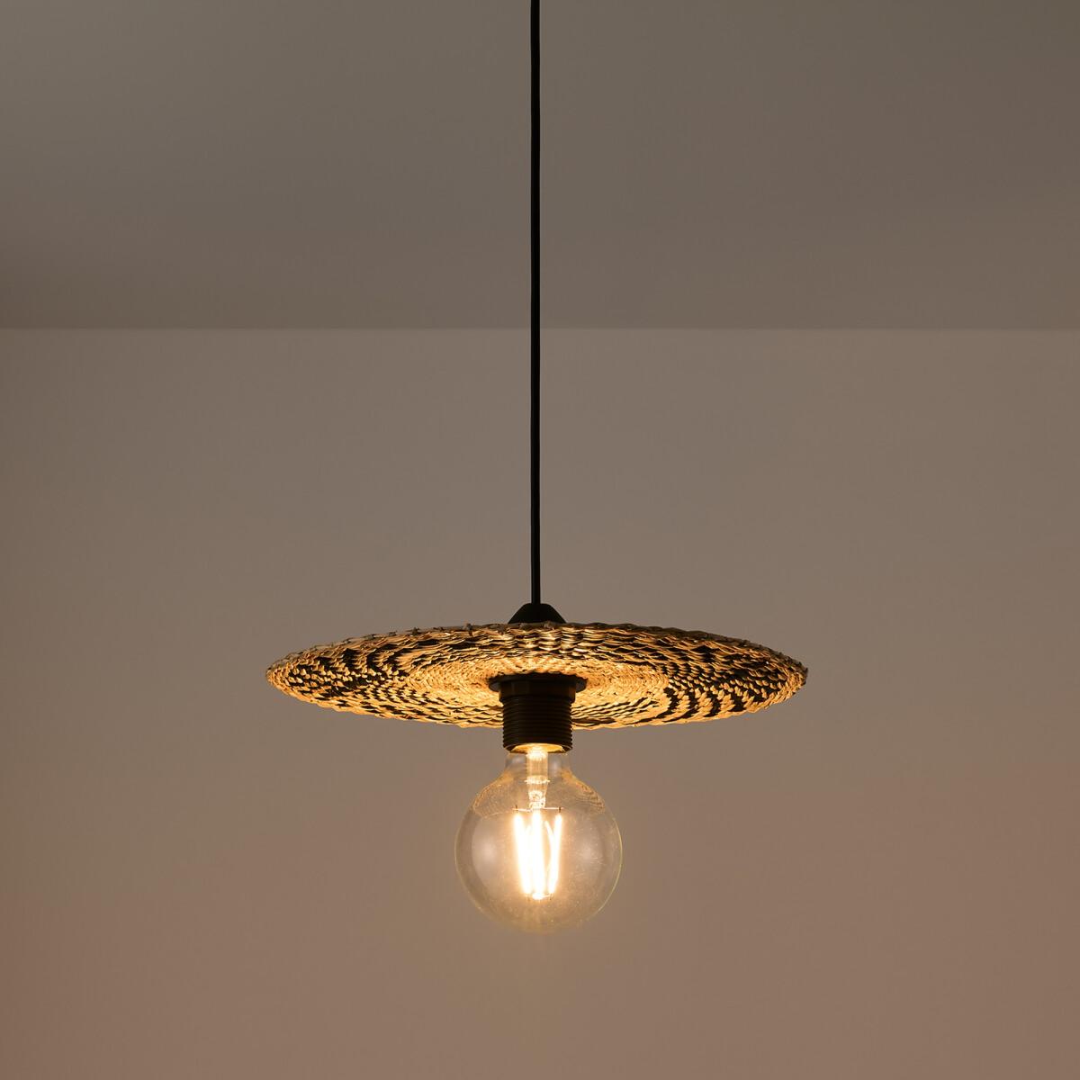 Rozeta 30cm Diameter Woven Straw Ceiling Light – image 2