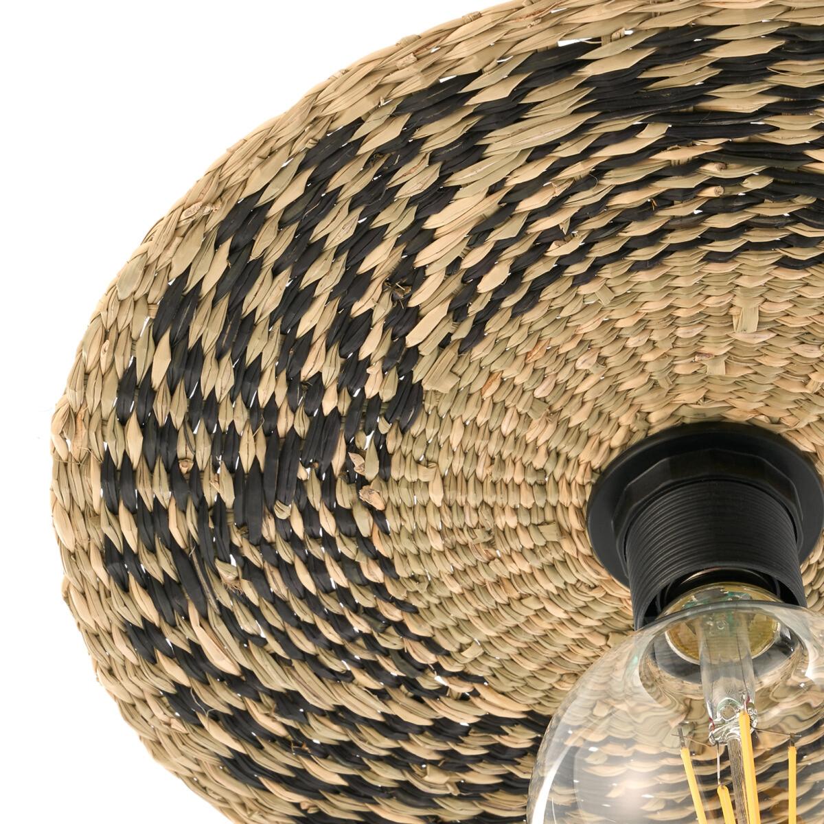 Rozeta 30cm Diameter Woven Straw Ceiling Light – image 3