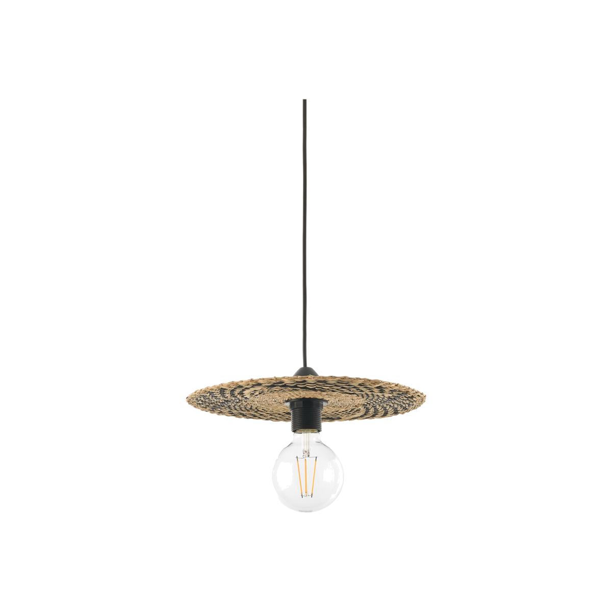 Rozeta 30cm Diameter Woven Straw Ceiling Light – image 1