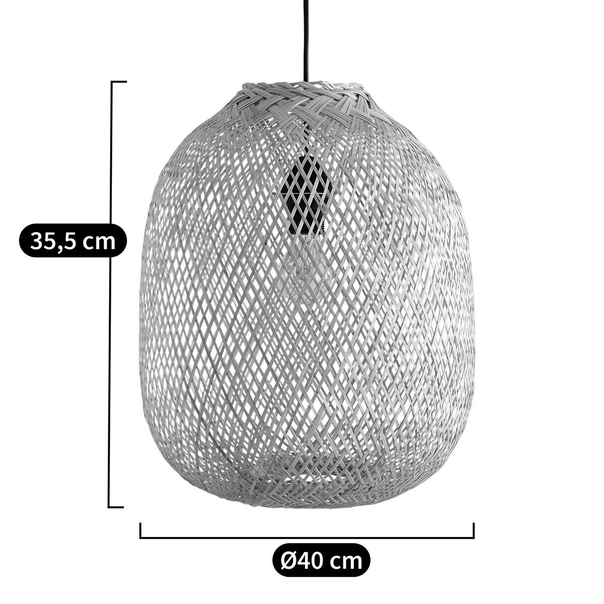Ezia 40cm Diameter Bamboo Ceiling Light – image 6