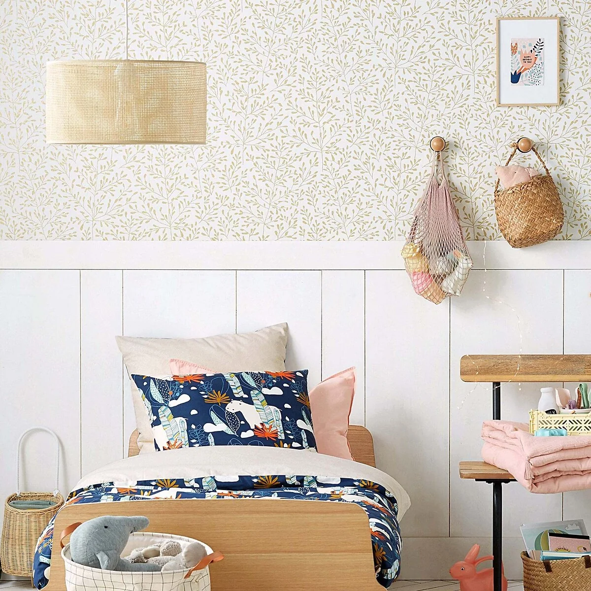 Dolkie 40cm Diameter Cane Ceiling Light Shade – image 2