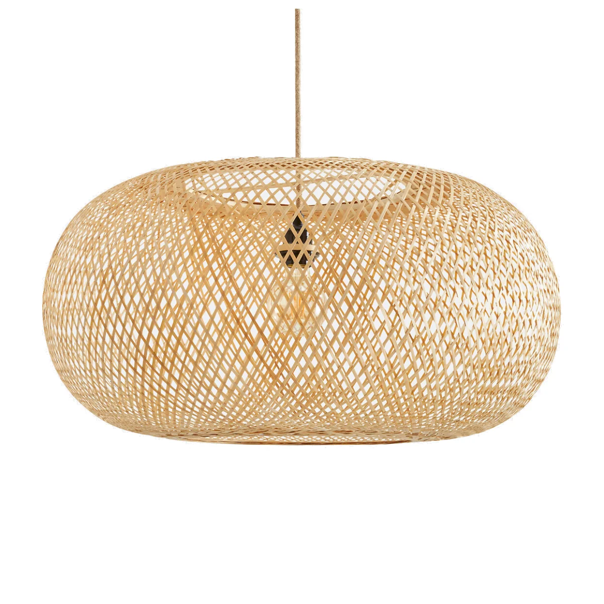 Ezia Bamboo 65cm Diameter Ceiling Light – image 1
