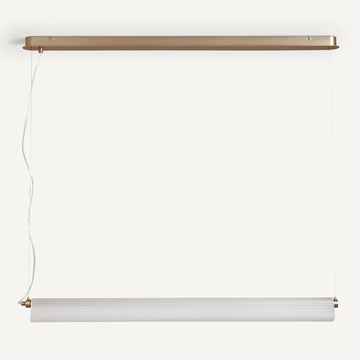 Strozzi Glass and Steel Tube Ceiling Light – image 6