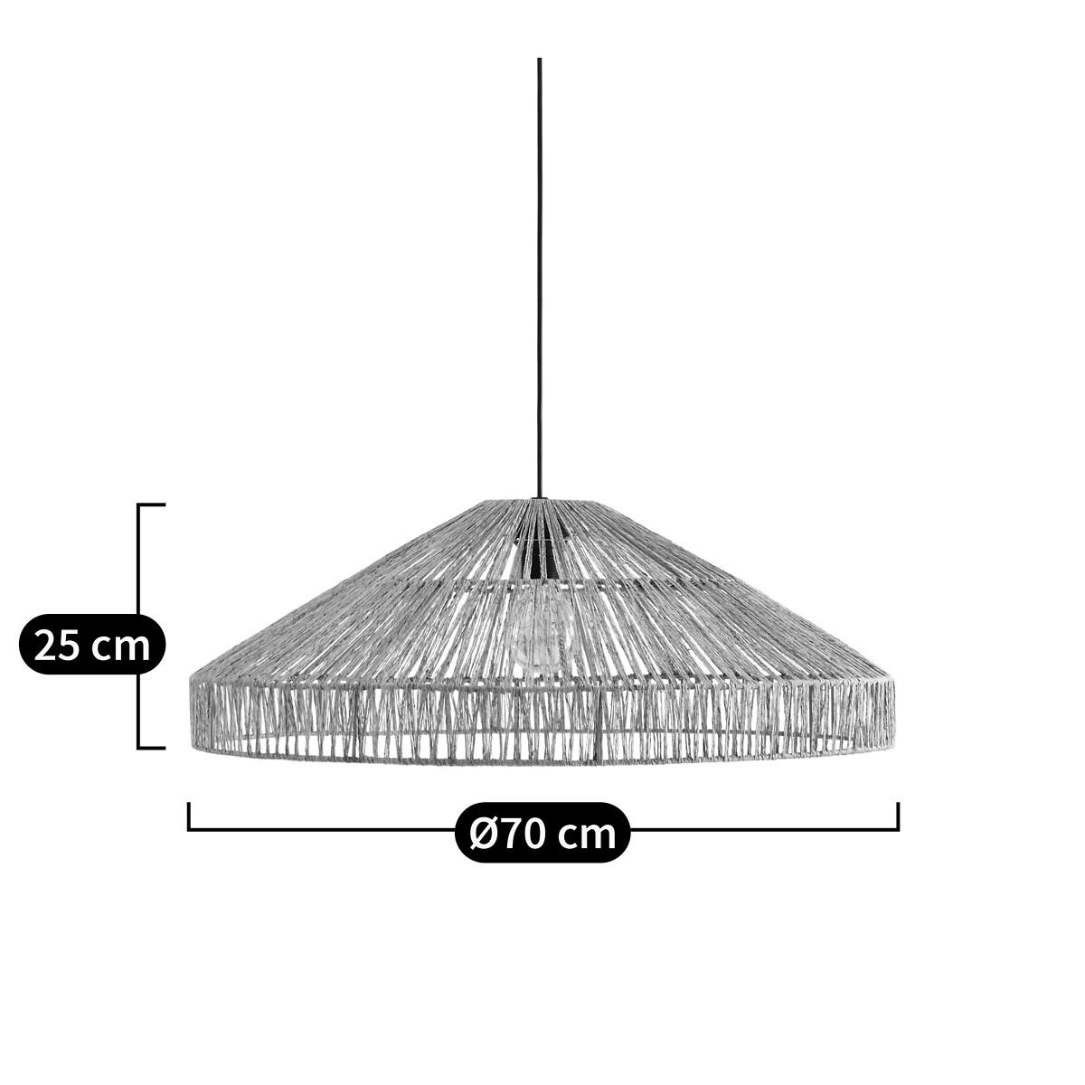 Yaku 70cm Diameter Hemp Ceiling Light – image 7