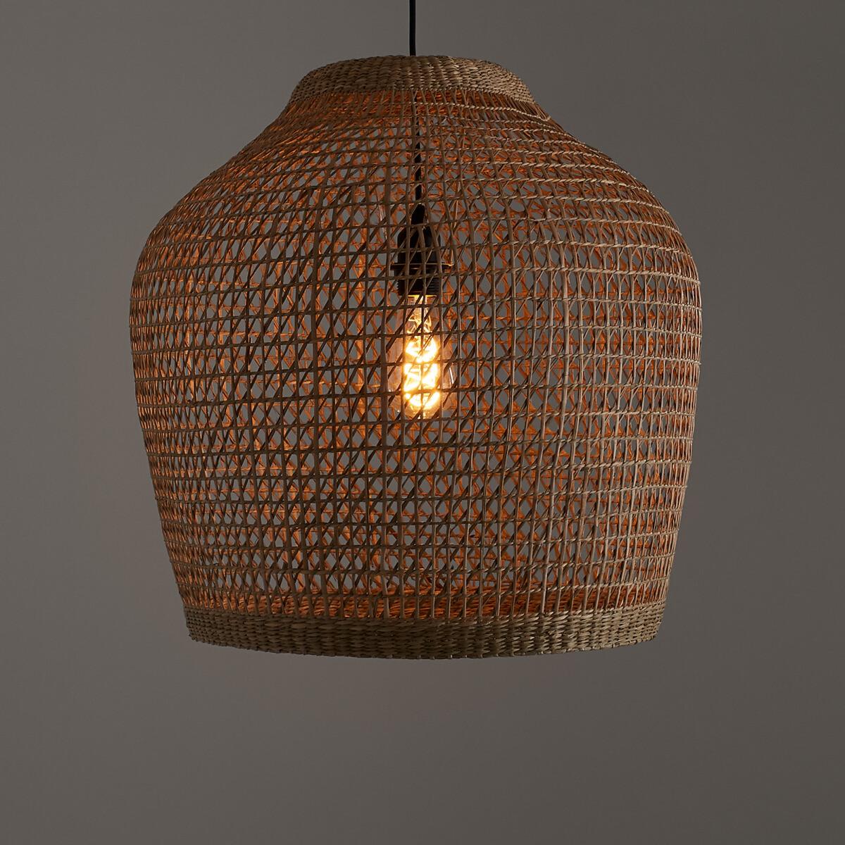 Makita 50cm Diameter Woven Wicker Ceiling Light – image 2