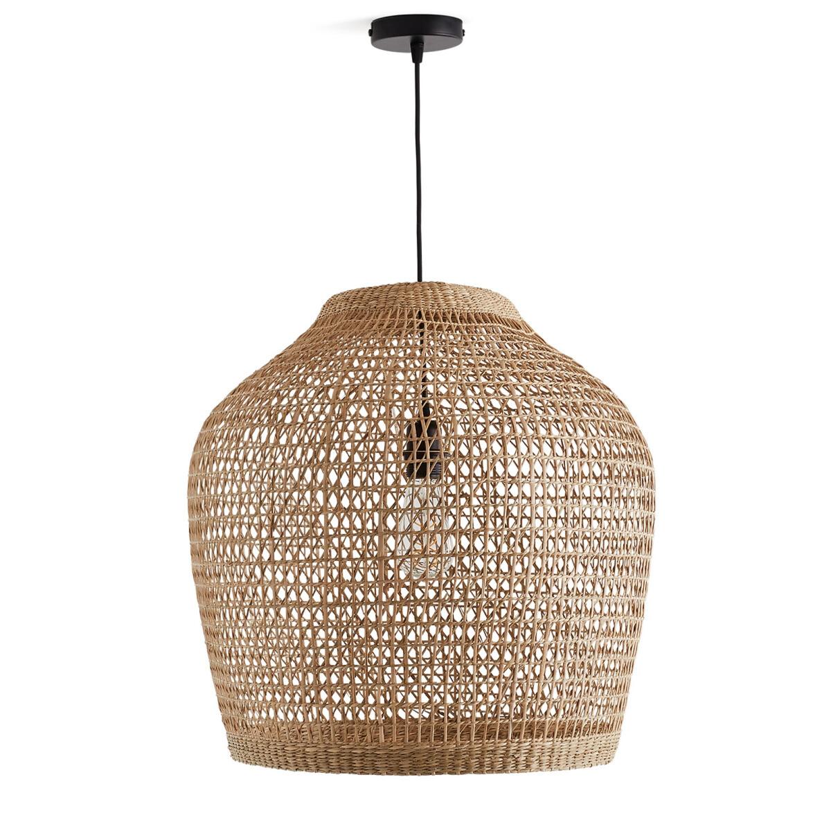 Makita 50cm Diameter Woven Wicker Ceiling Light – image 3