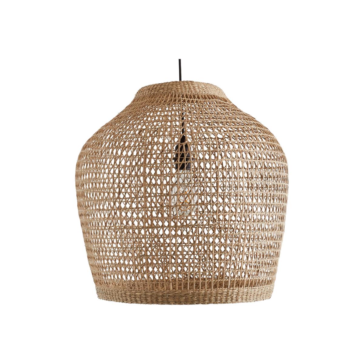 Makita 50cm Diameter Woven Wicker Ceiling Light – image 1