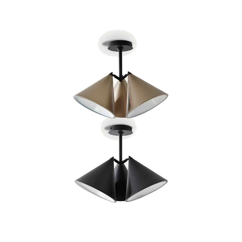 Moke 3-Cone Ceiling Light – image 1