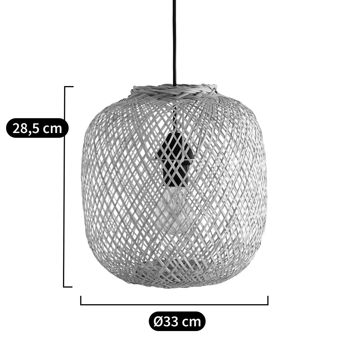Ezia 33cm Diameter Bamboo Ceiling Light Shade – image 5