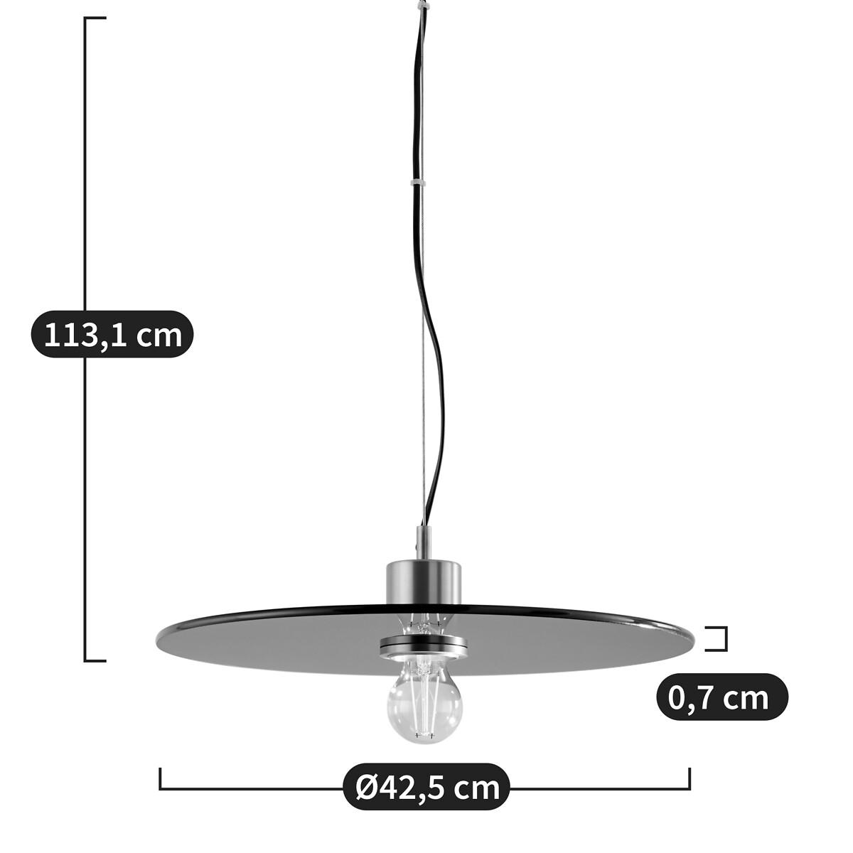Mora 42.5cm Diameter Coloured Glass Ceiling Light – image 6