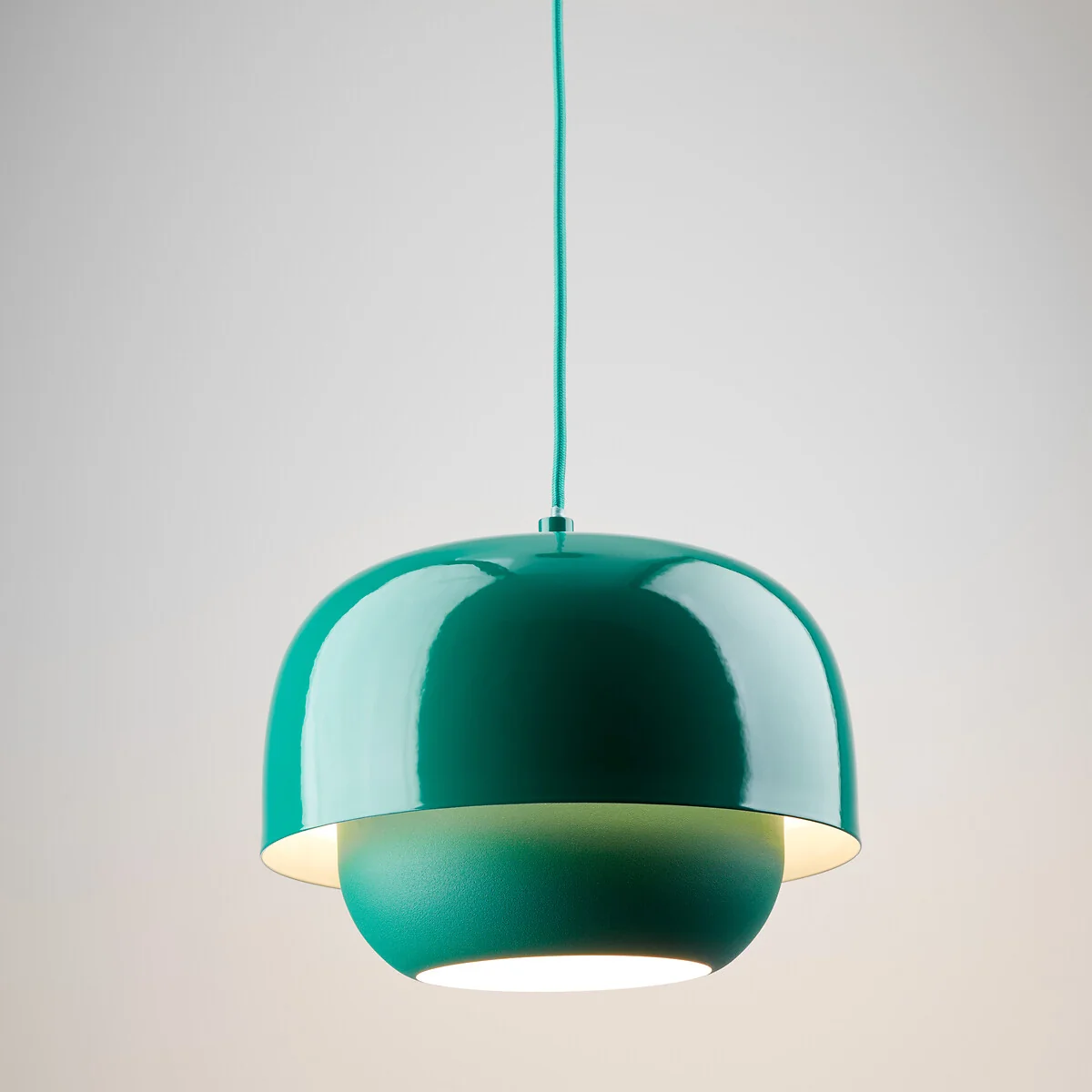 Hanging Lamp in Coloured Iron Ø21.4cm Kinoko – image 3
