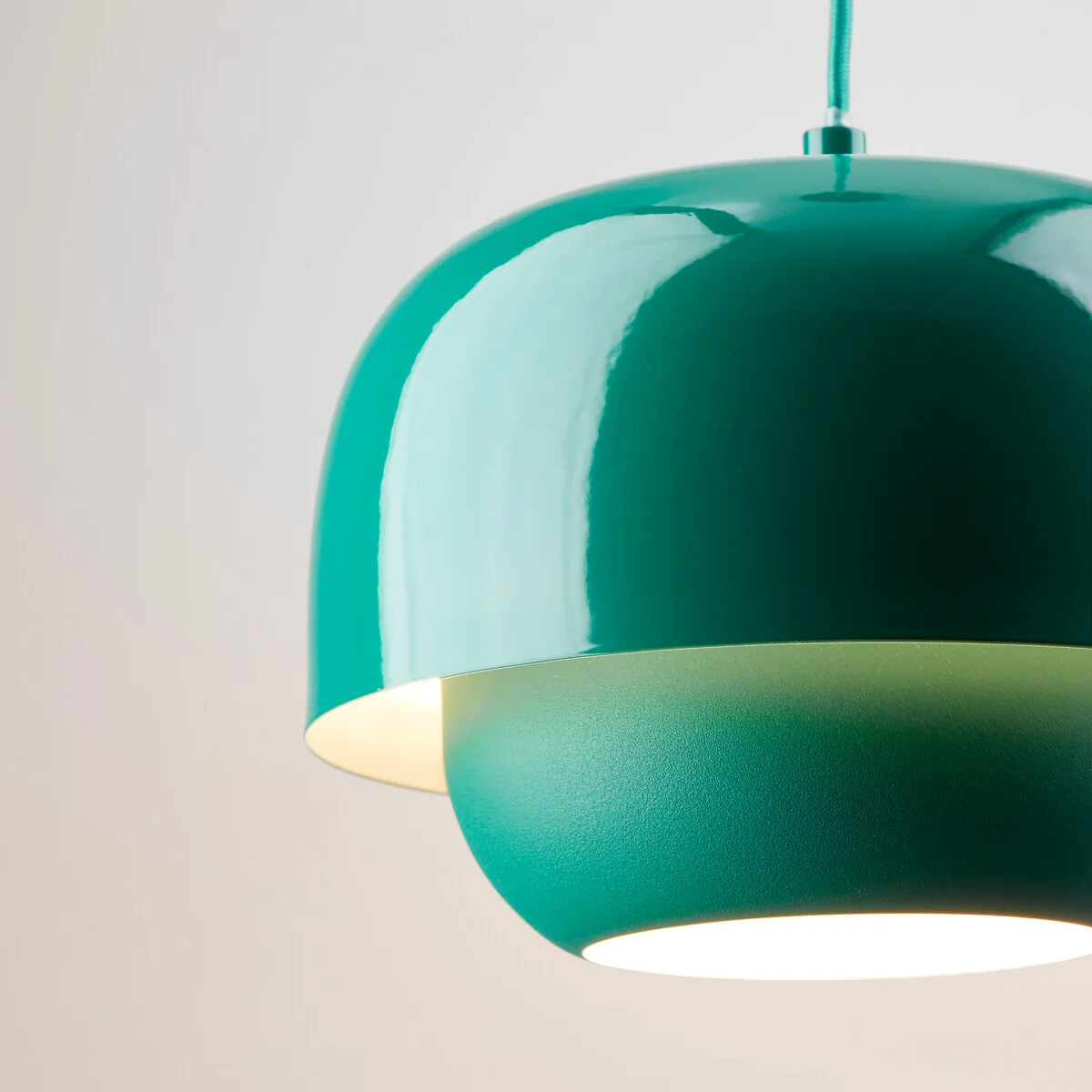 Hanging Lamp in Coloured Iron Ø21.4cm Kinoko – image 4