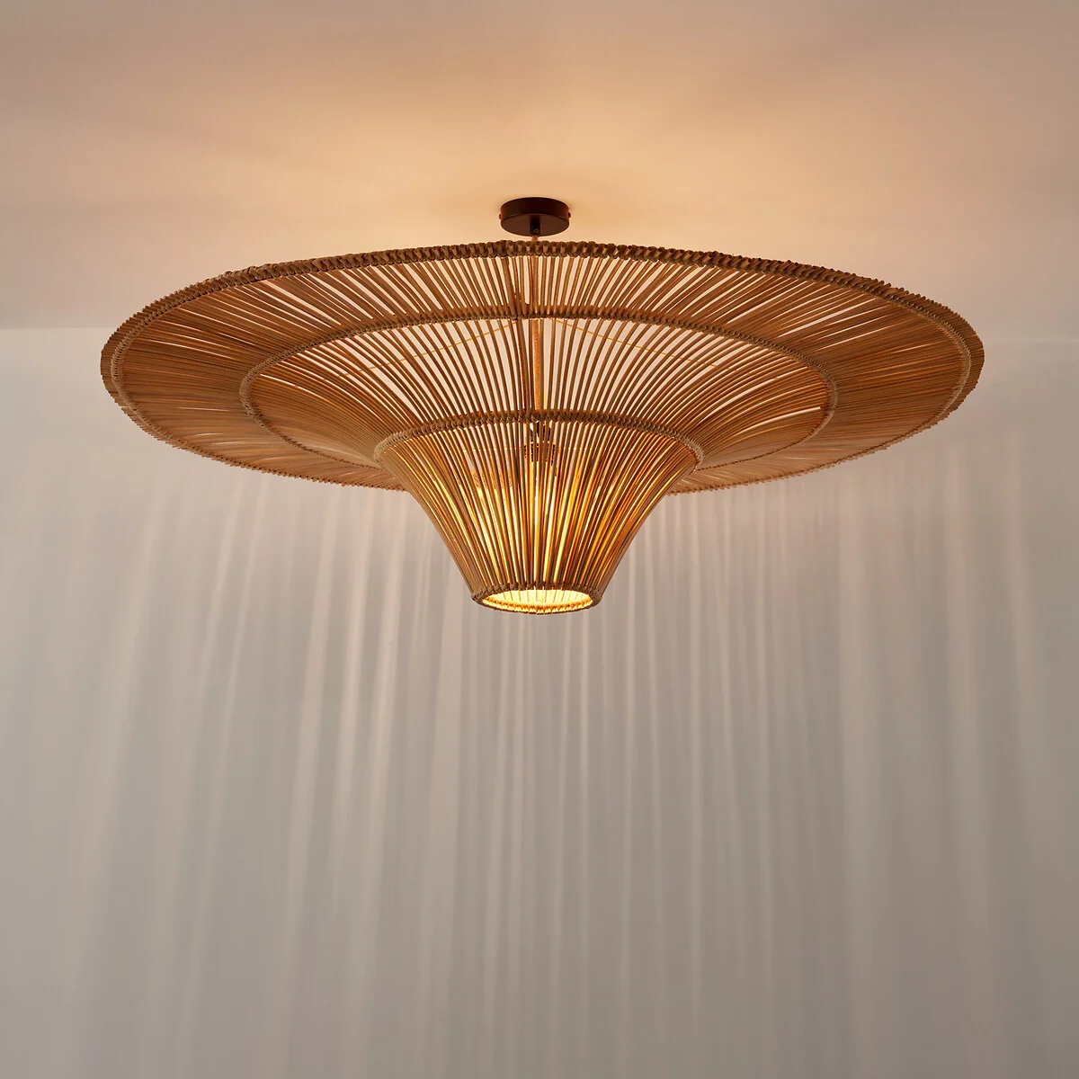 Rattan Hanging Lamp Ø120cm Junita – image 3