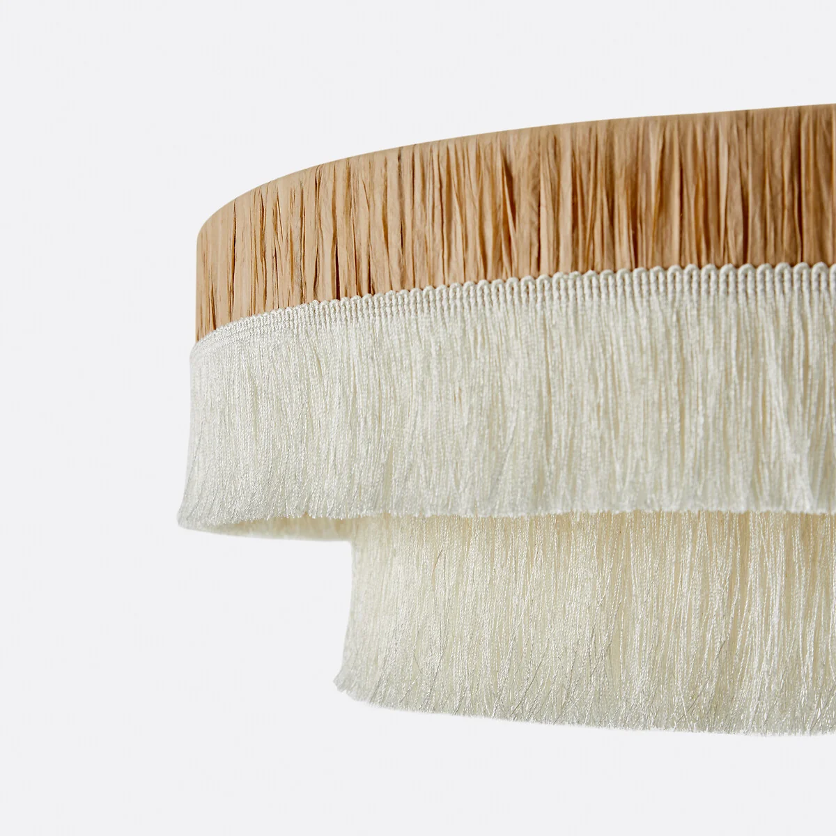Kavi Fringed Hanging Lamp in Raffia Ø50cm – image 6