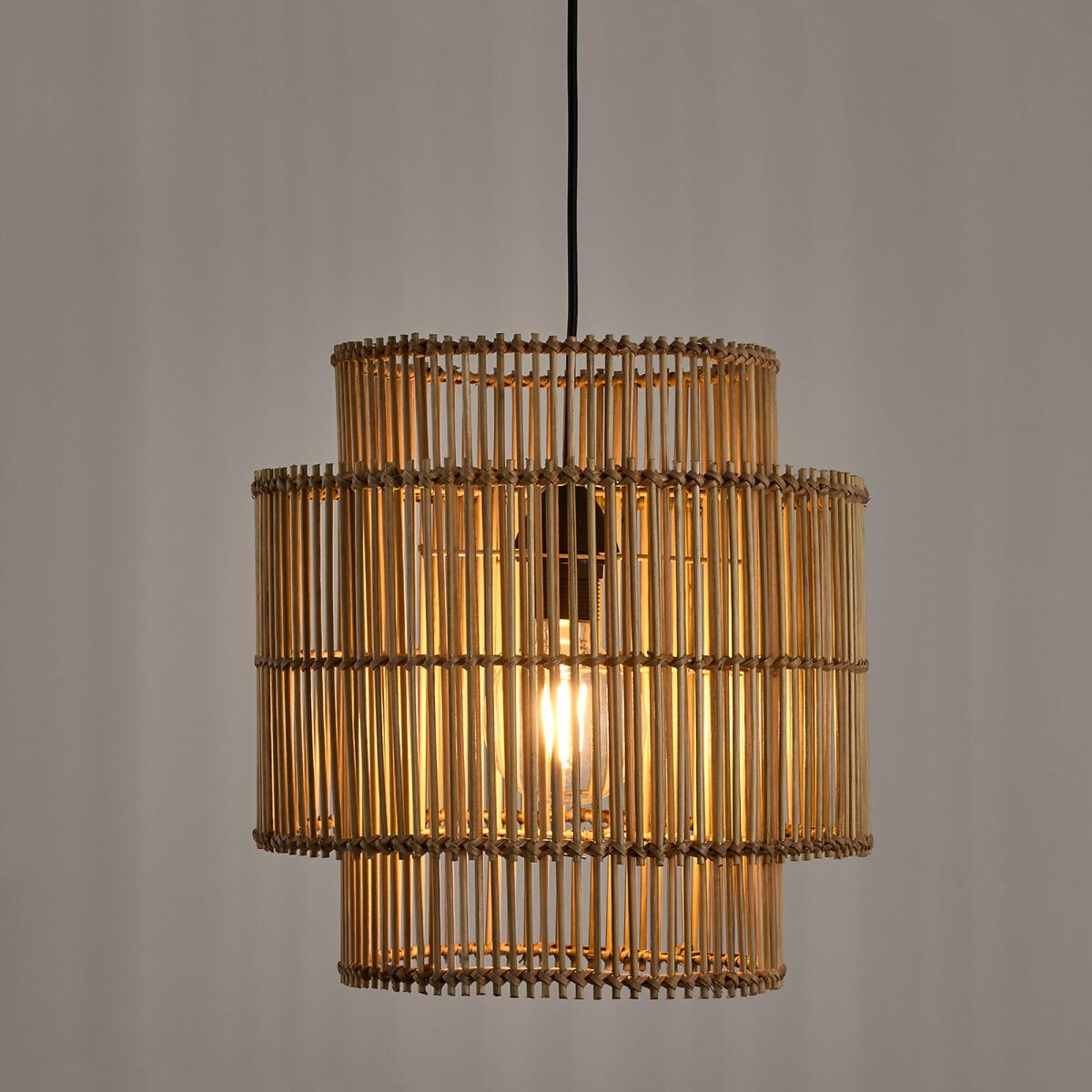 Haya 37cm Diameter Bamboo Ceiling Light Shade – image 2