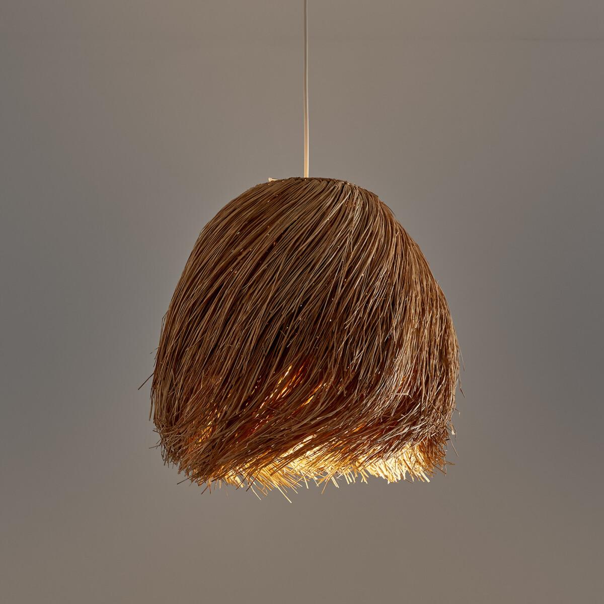 Samaï 30cm Diameter Panama Fibre Ceiling Light – image 3