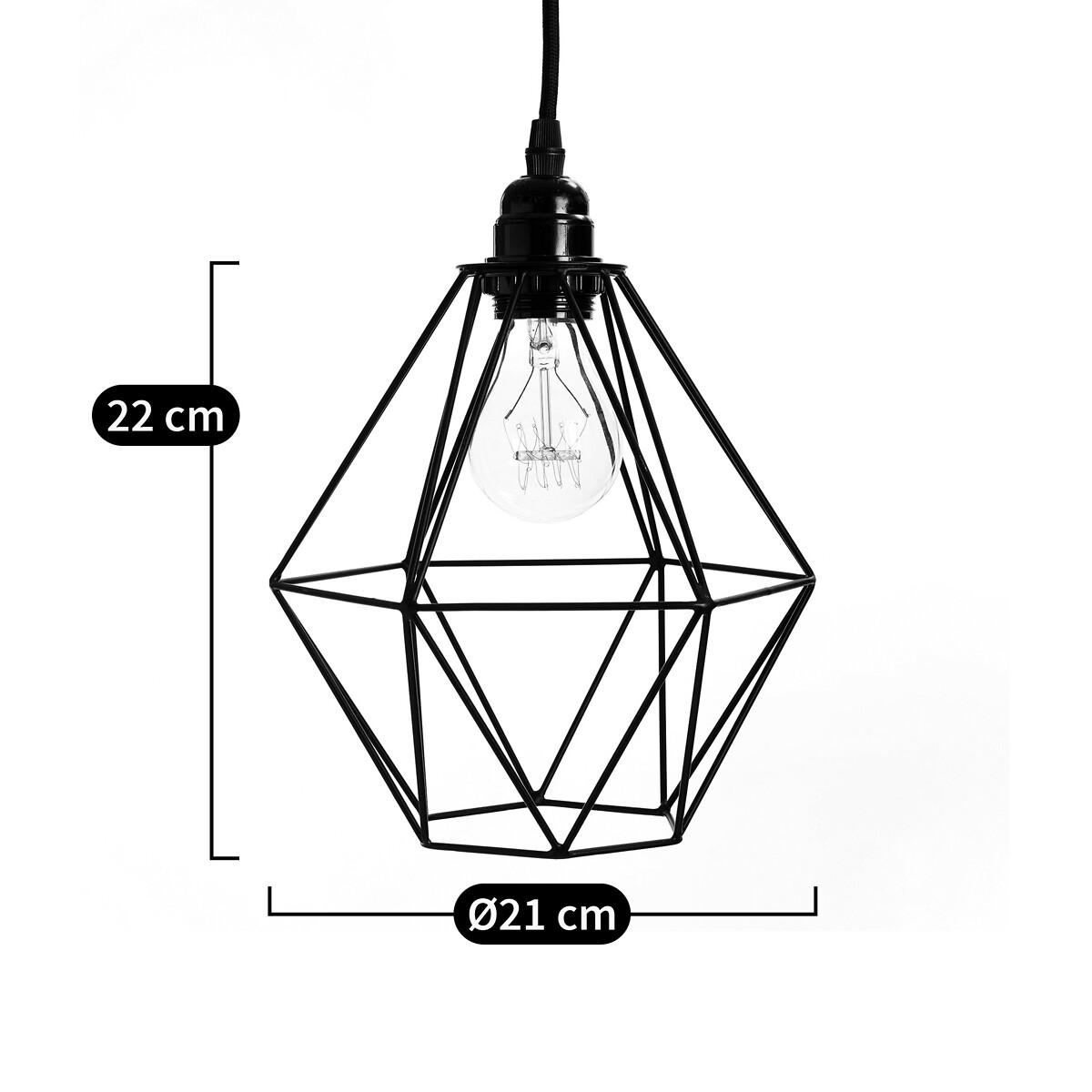 Makona 21cm Diameter Metal Wire Ceiling Light – image 5