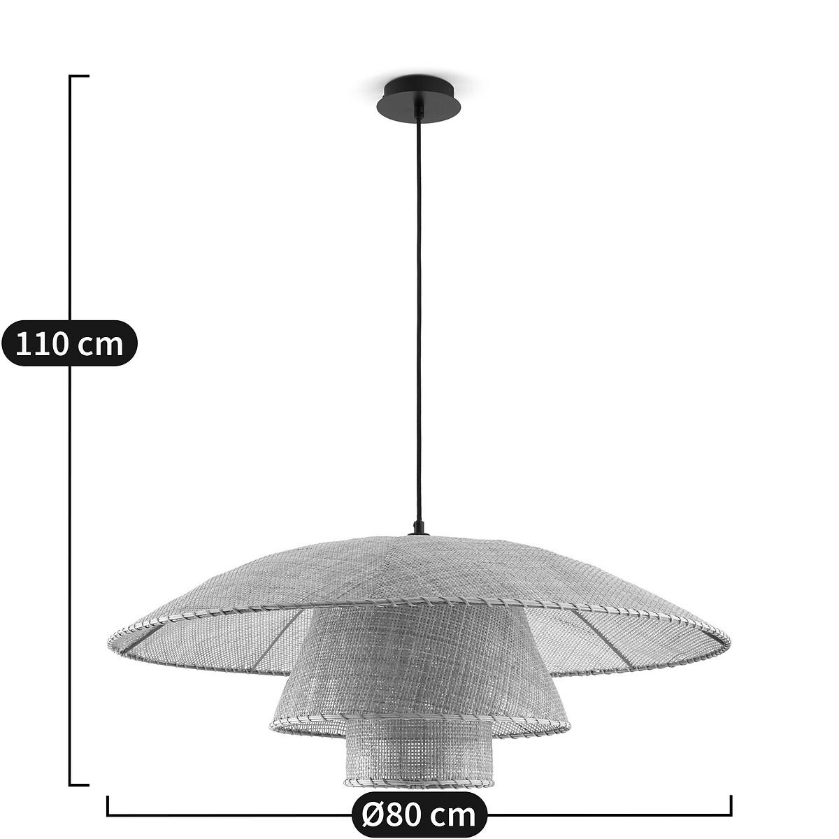 Lola 80cm Diameter Rattan Ceiling Light – image 8