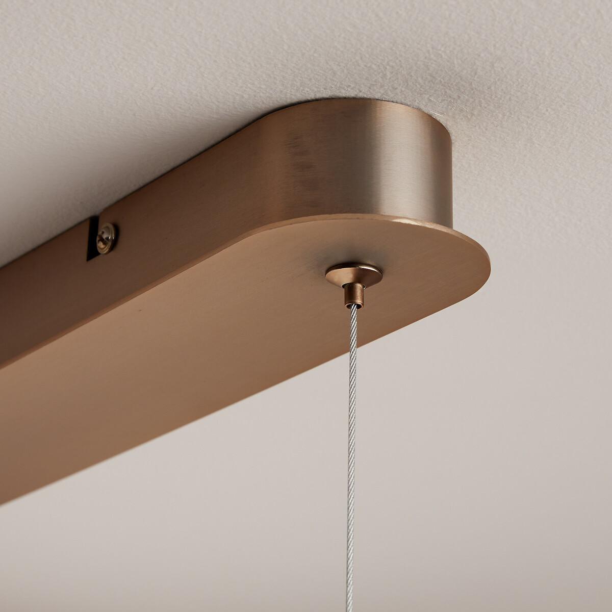 Strozzi Glass and Steel Tube Ceiling Light – image 5