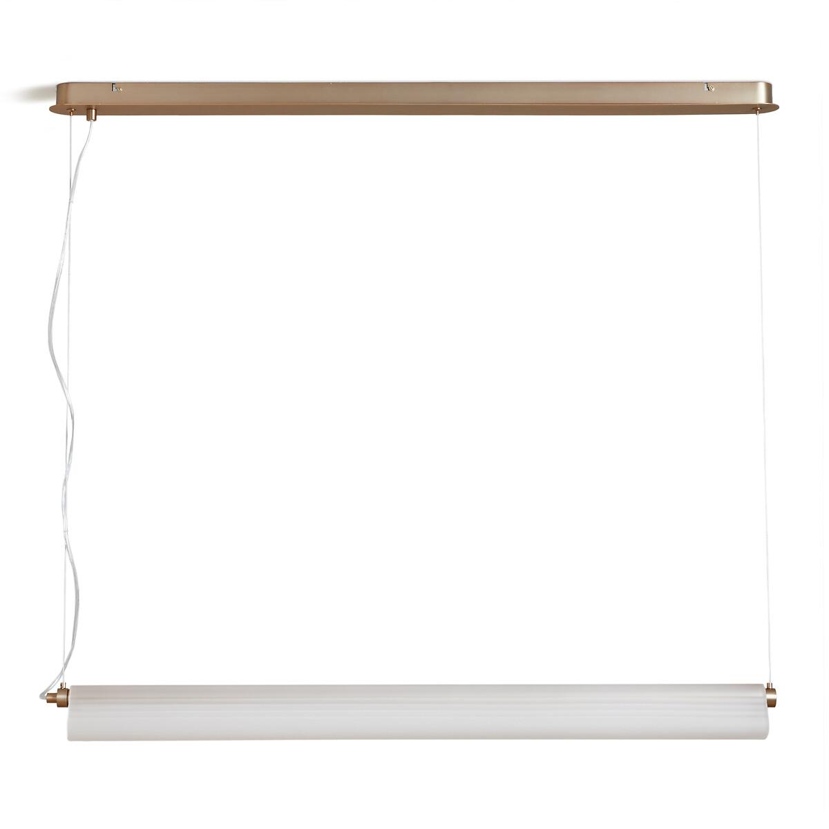 Strozzi Glass and Steel Tube Ceiling Light – image 6