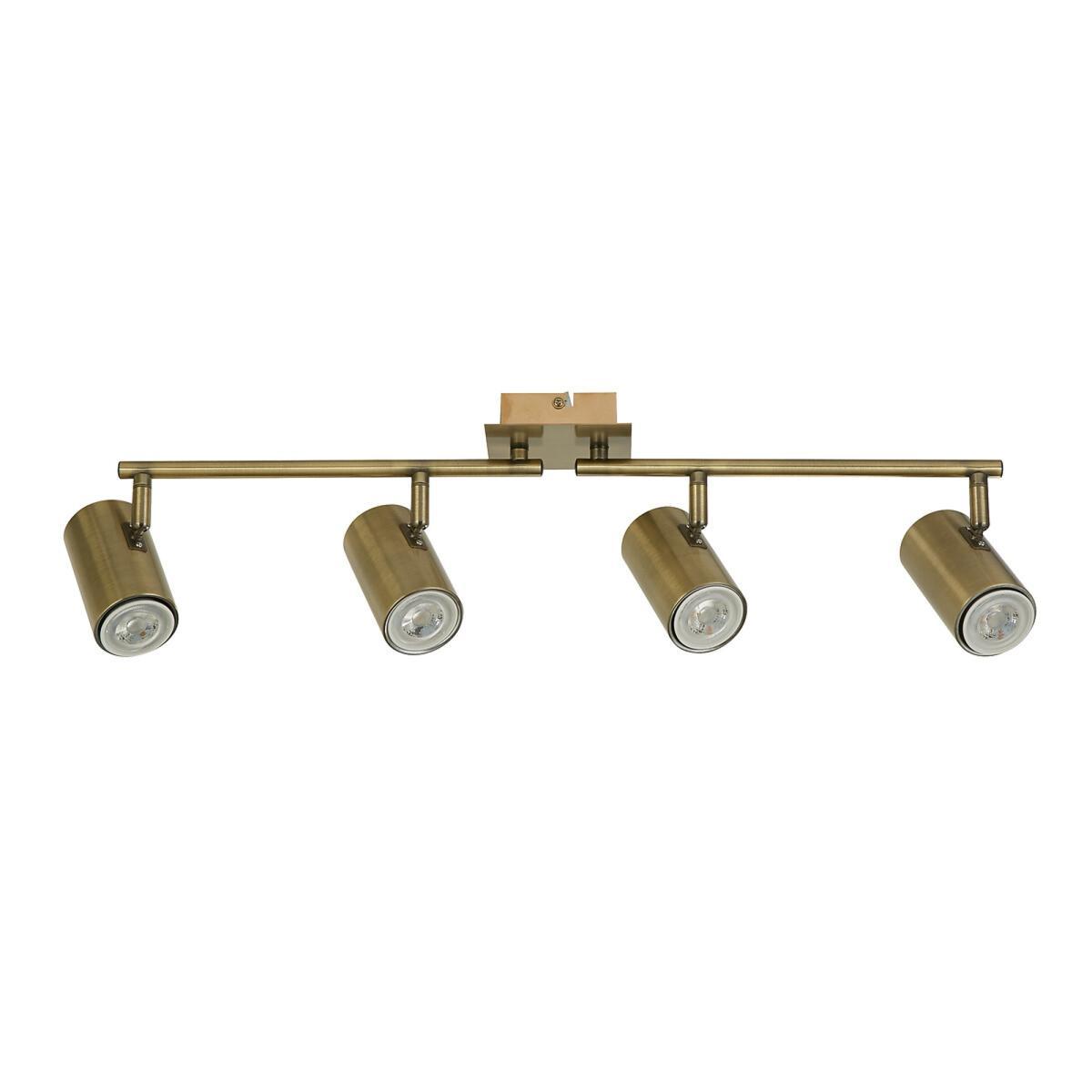 4 Light Cylinder Spotlight Ceiling Bar – image 2