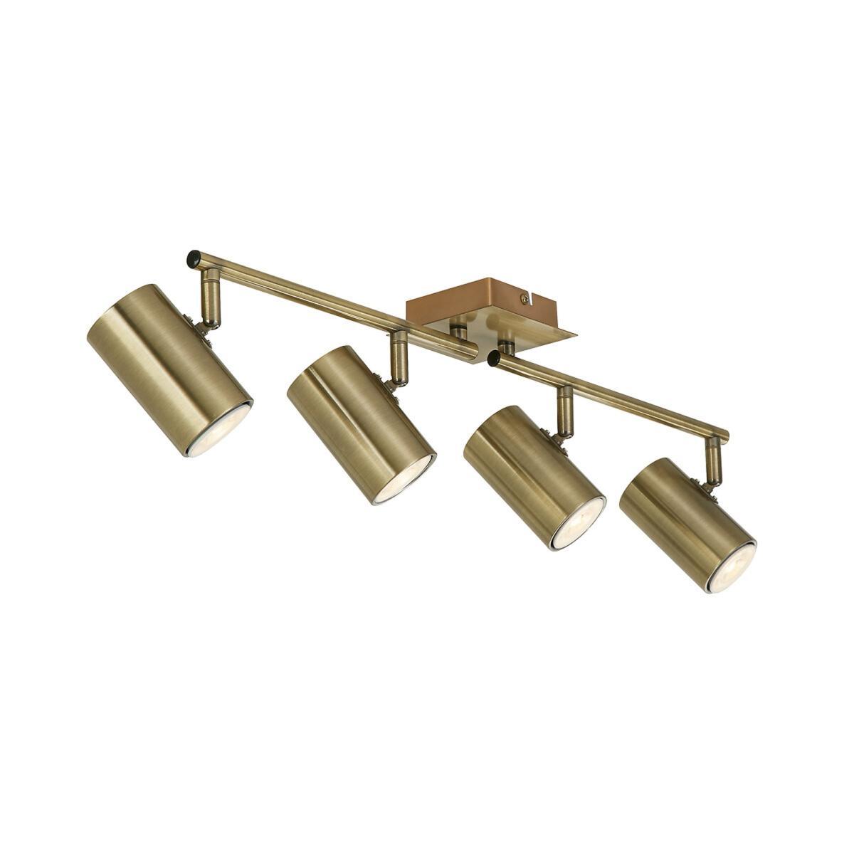 4 Light Cylinder Spotlight Ceiling Bar – image 3