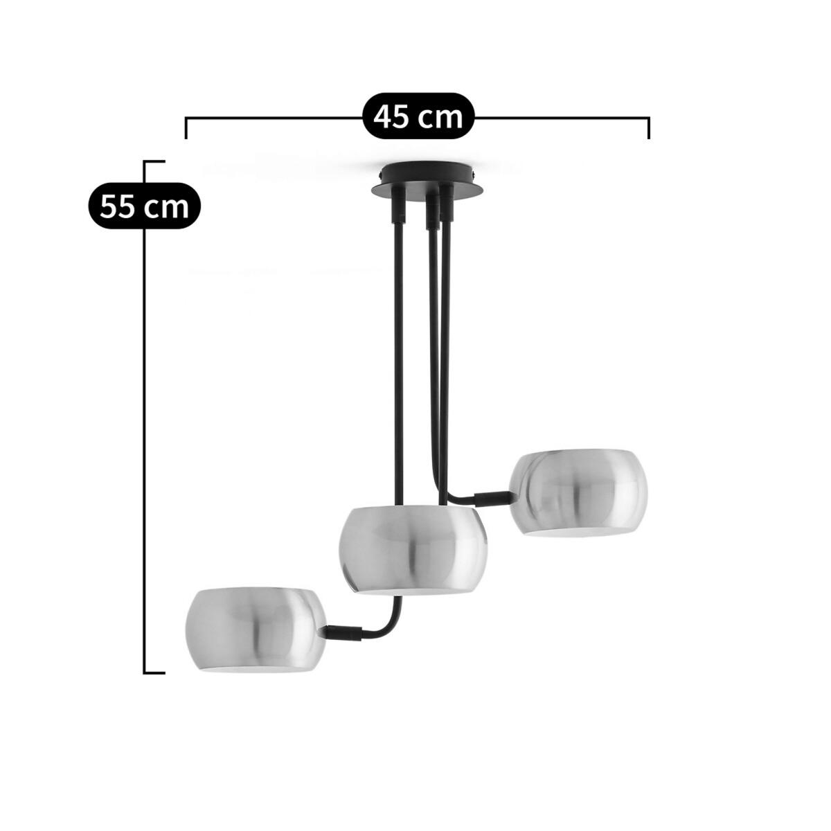 Elori Triple Metal Brass Ceiling Light – image 5