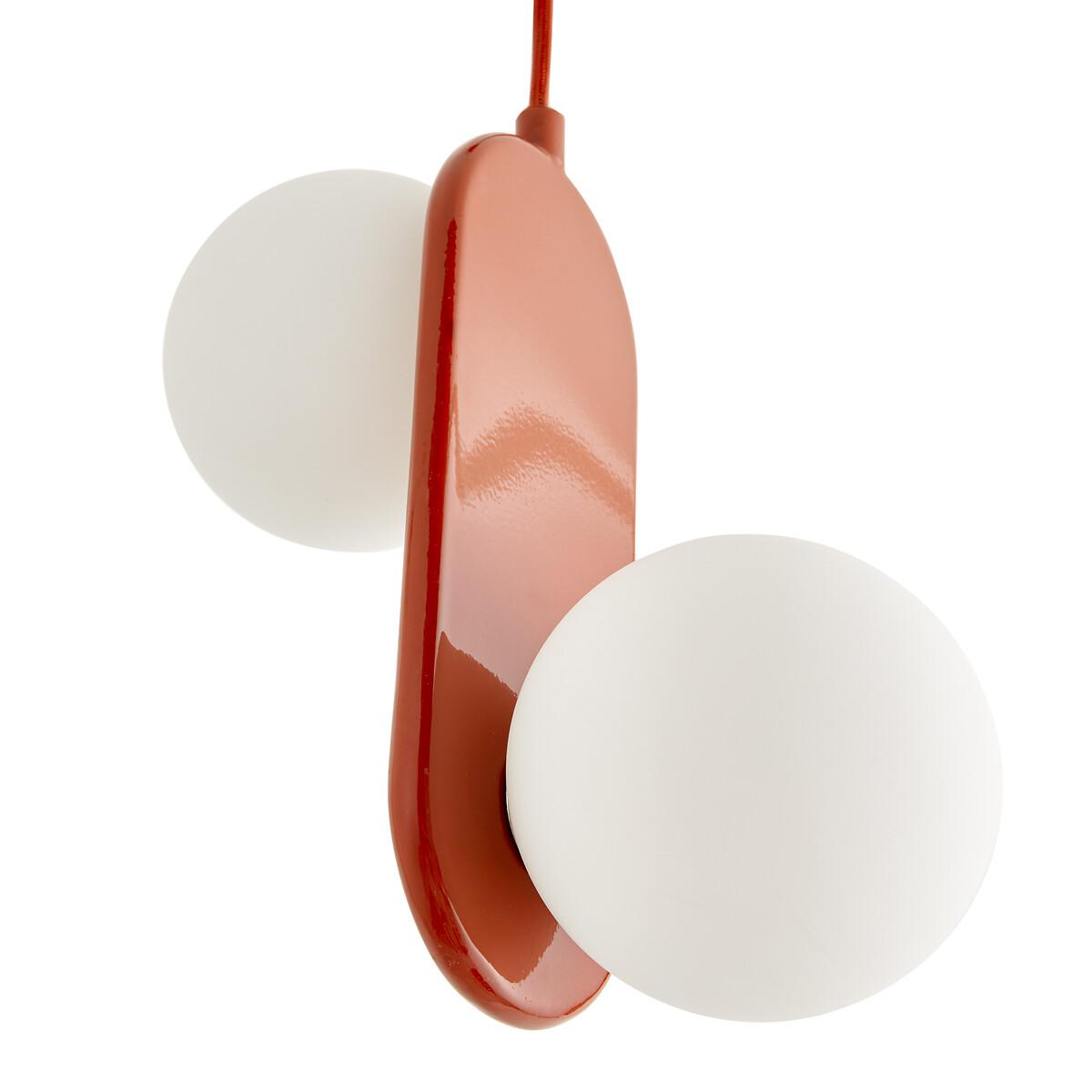 Soleo Metal & Opaline Double Ceiling Light – image 5