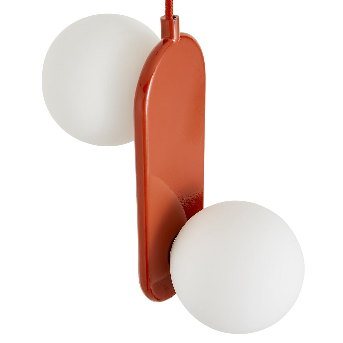 Soleo Metal & Opaline Double Ceiling Light – image 6