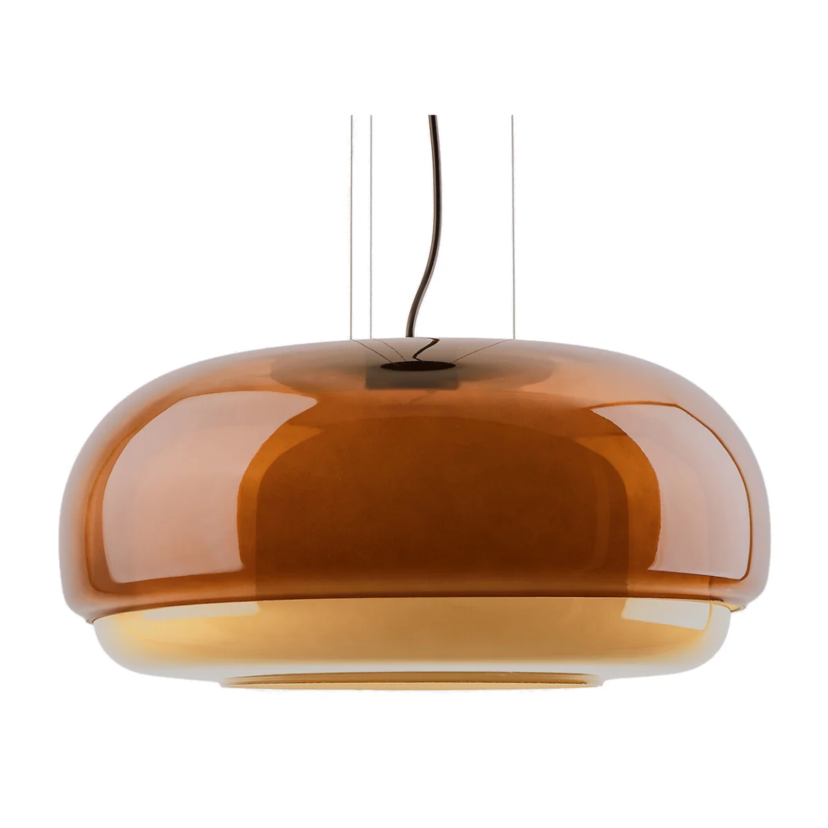 Kinoko 45cm Diameter Coloured Glass Ceiling Light – image 1