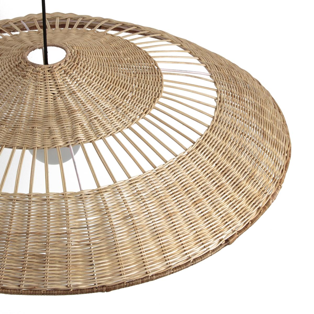 Elora 100cm Diameter Rattan Ceiling Light Shade – image 3