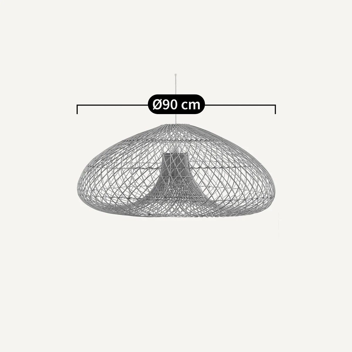 Titou Woven Rattan Ceiling Light – image 6