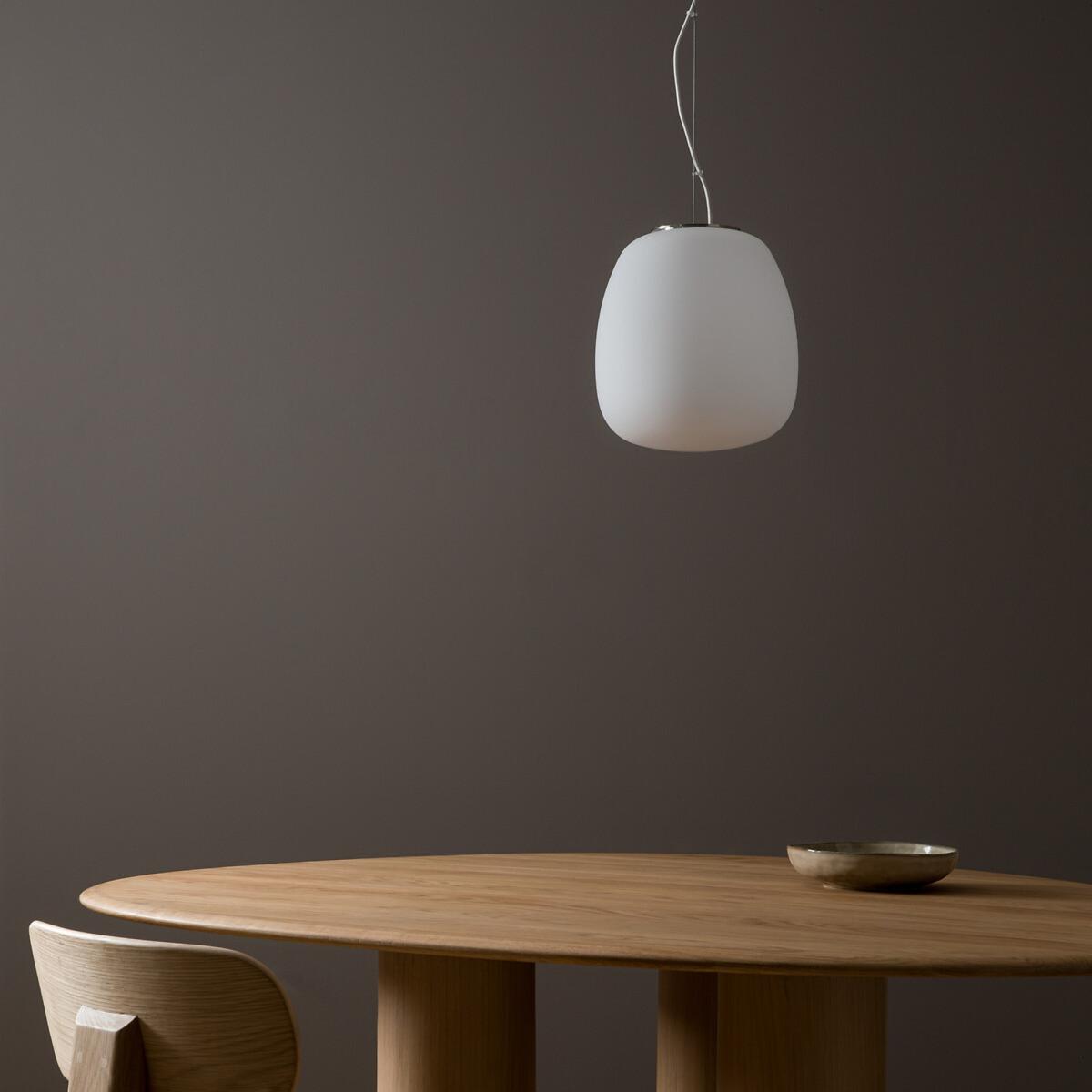 Raeyes Oblong Shape Frosted Glass Ceiling Light – image 2