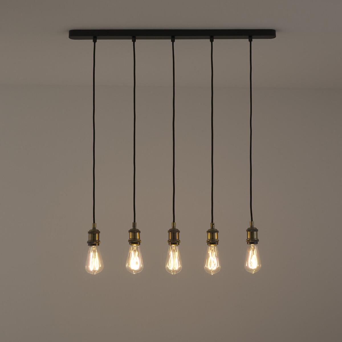 Palatina Metal and Fabric Cluster Ceiling Light – image 2