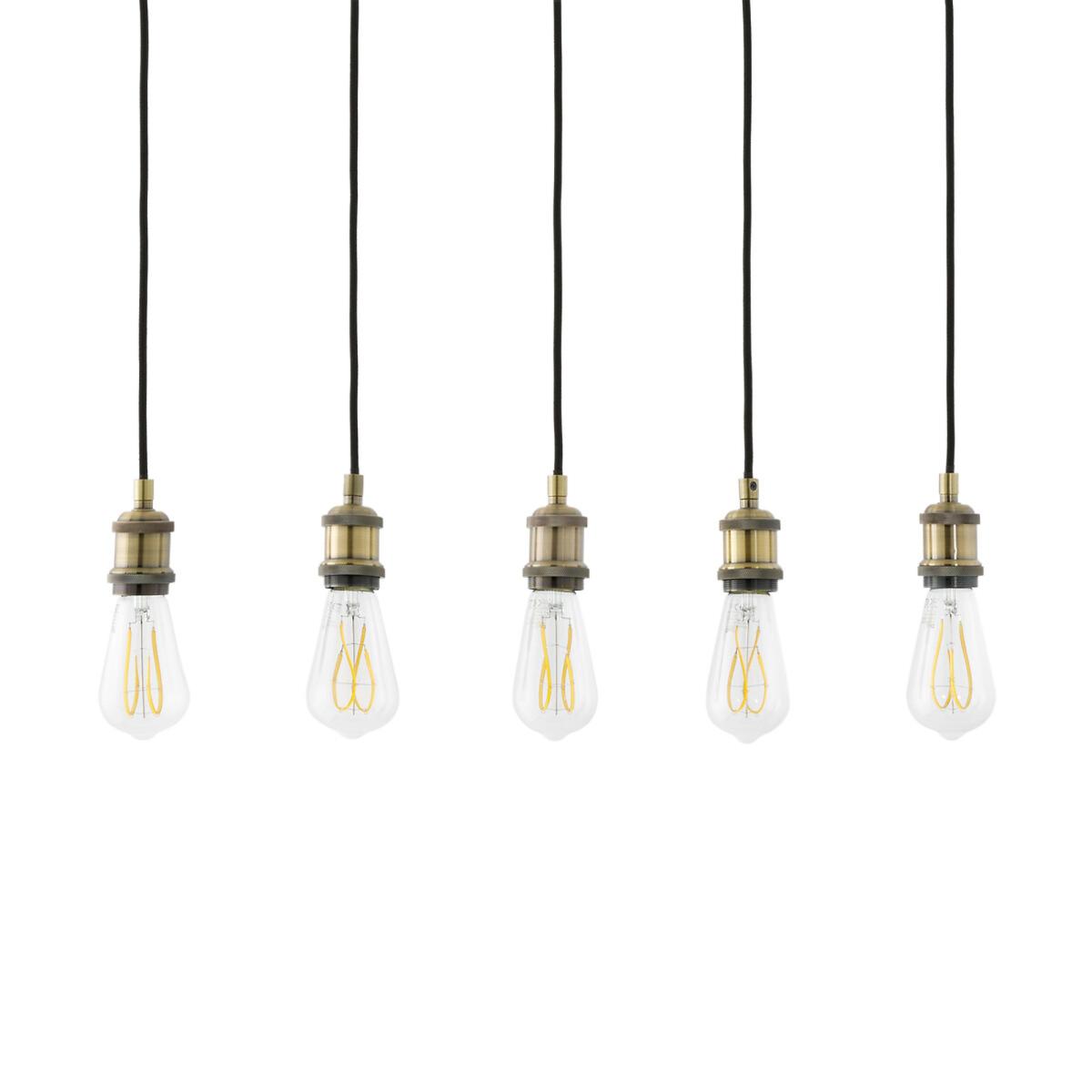 Palatina Metal and Fabric Cluster Ceiling Light – image 3