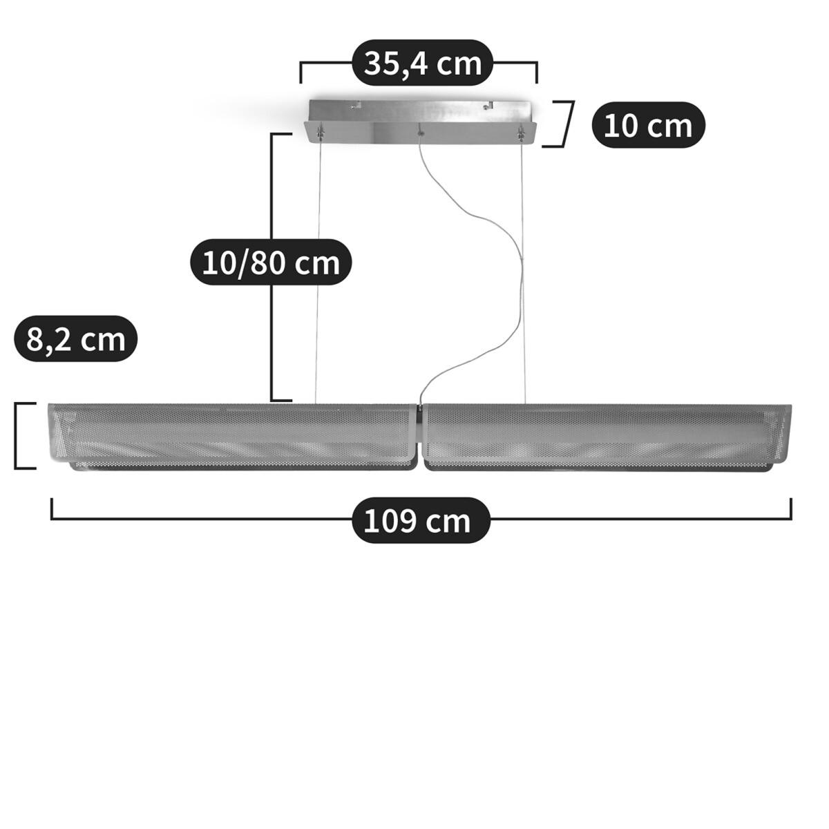 Darja Perforated Metal LED Ceiling Light – image 9