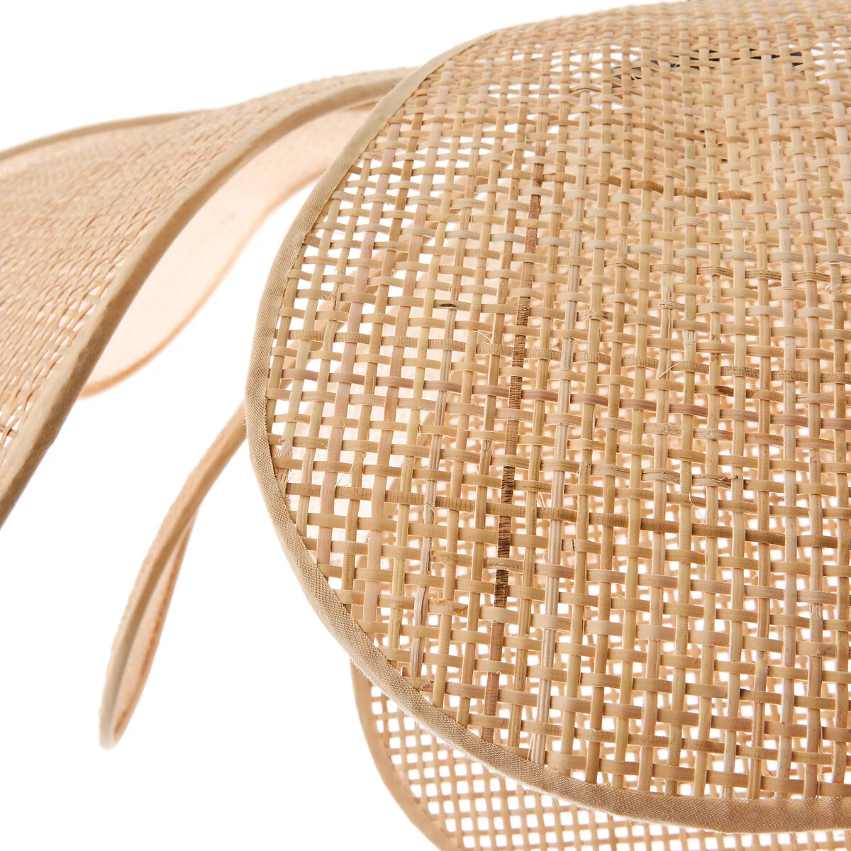 Lola 80cm Diameter Rattan Petal Ceiling Light – image 4
