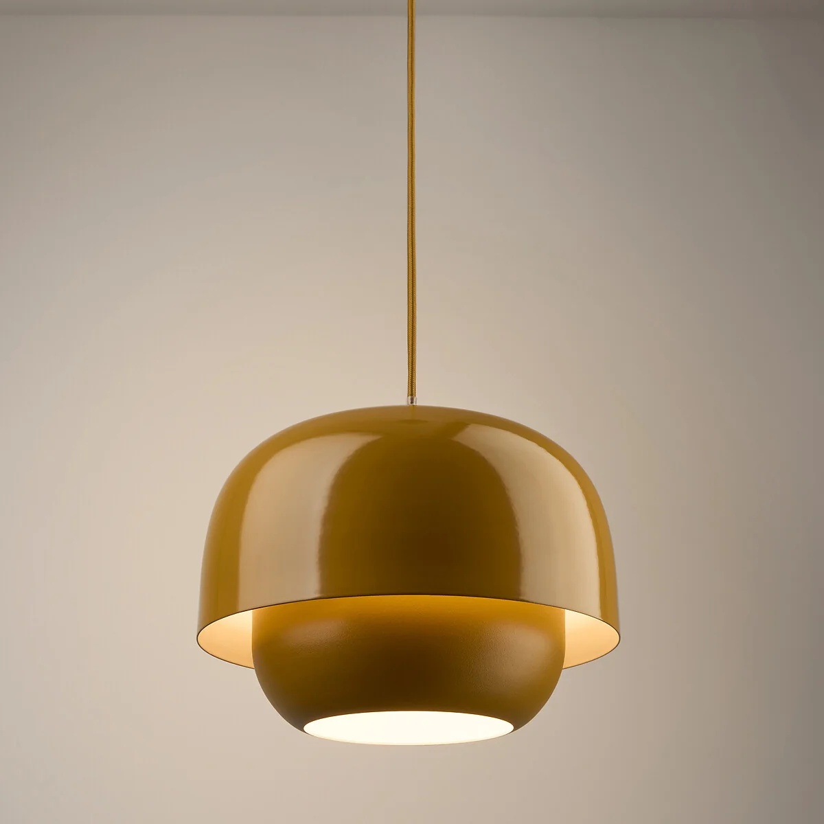 Hanging Lamp in Coloured Iron Ø21.4cm Kinoko – image 2
