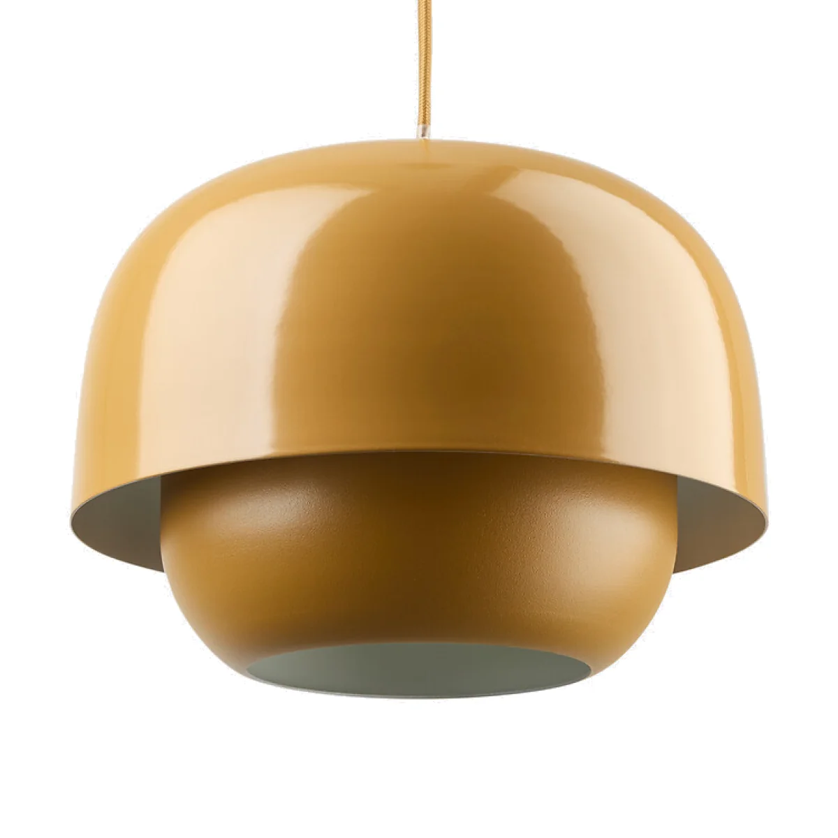 Hanging Lamp in Coloured Iron Ø21.4cm Kinoko – image 1