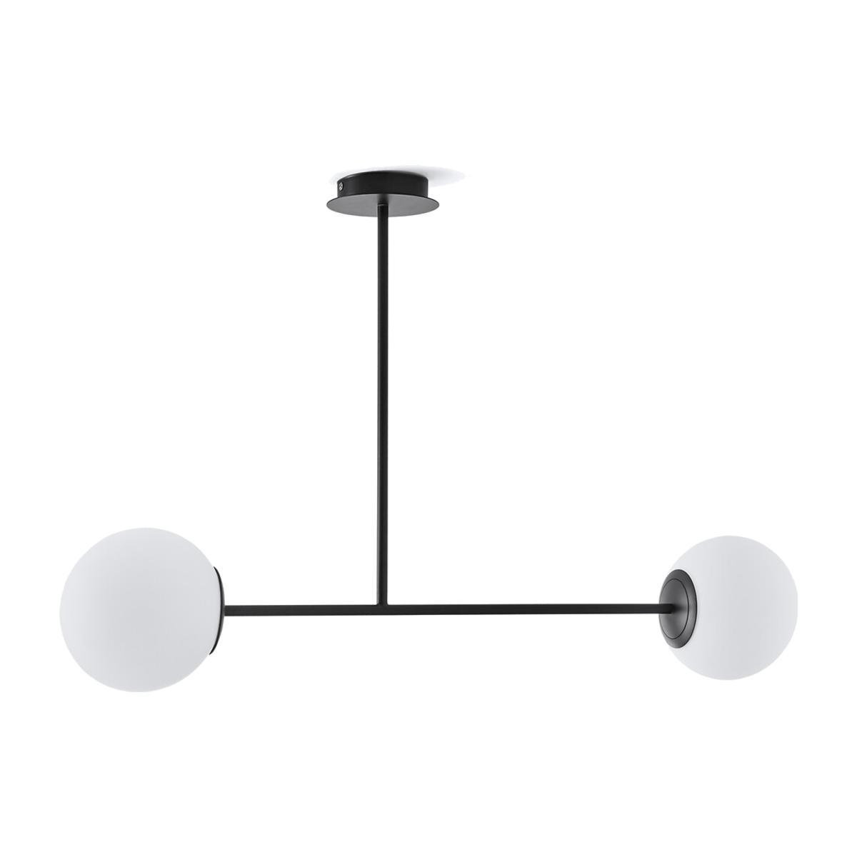 Atea Metal & Opaline Ceiling Light – image 1