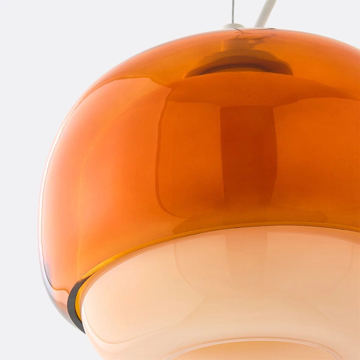 Kinoko 21.5cm Diameter Coloured Glass Ceiling Light – image 3