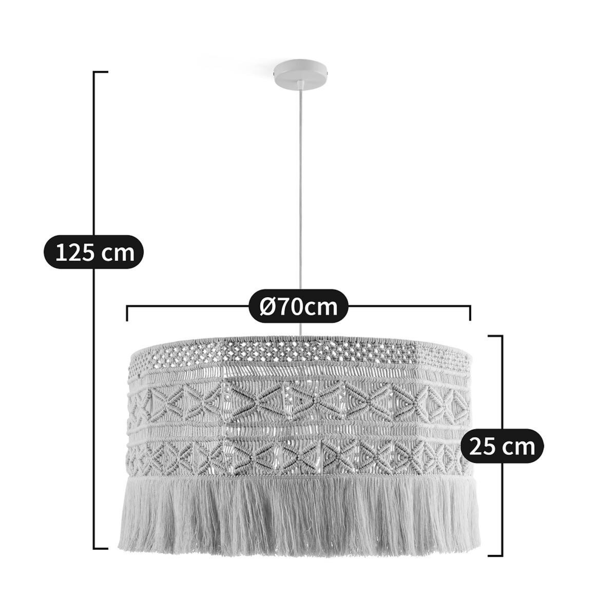 Yinka Macramé 70cm Ceiling Light – image 9