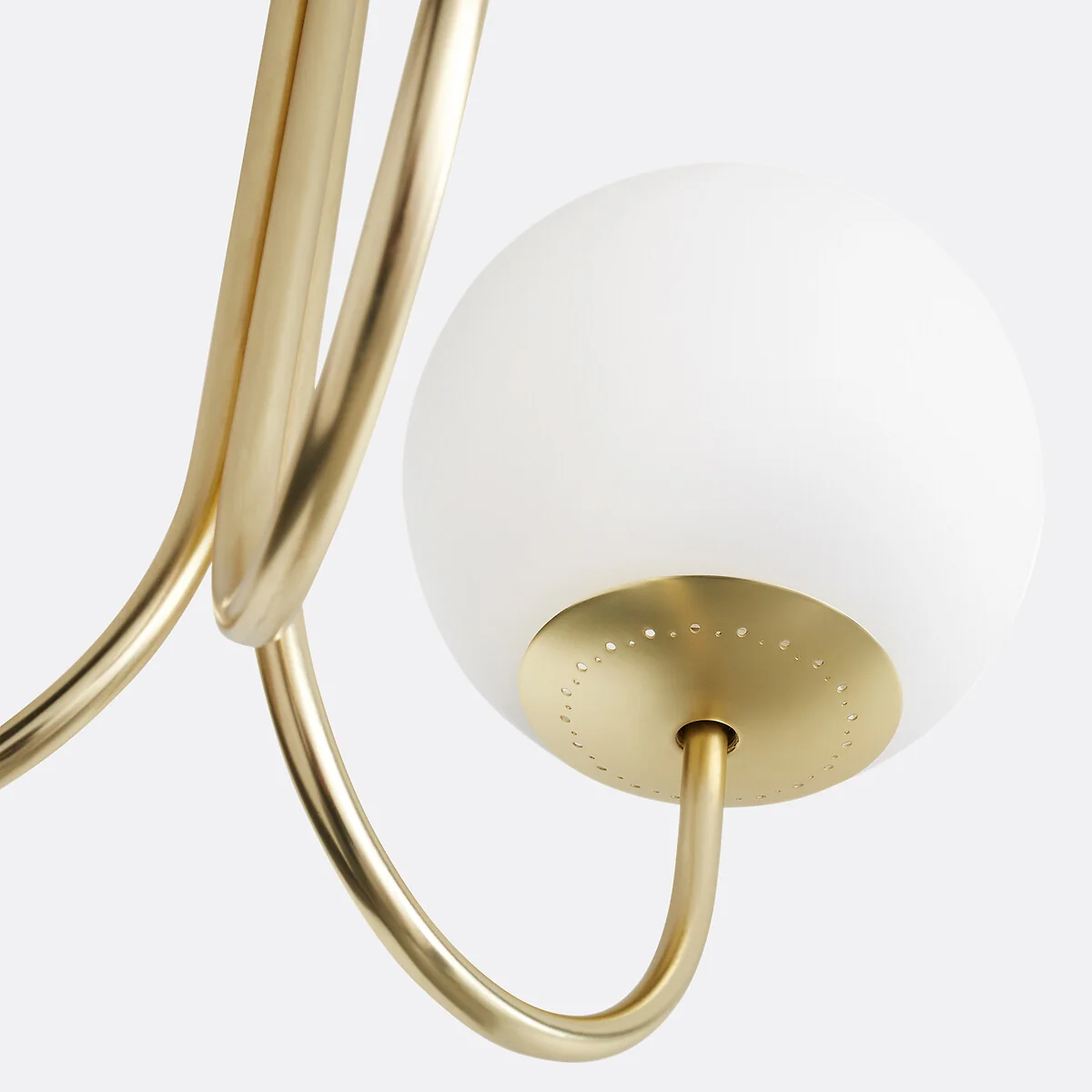 Moricio Opaline & Brass Ceiling Light – image 3